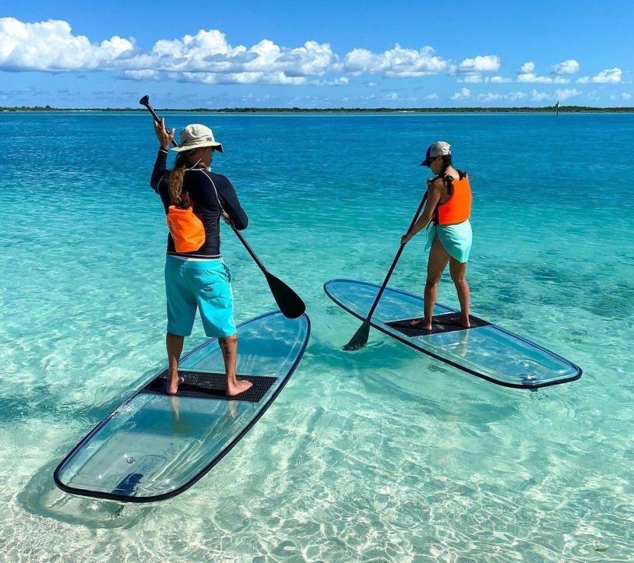 Sea-through paddleboards