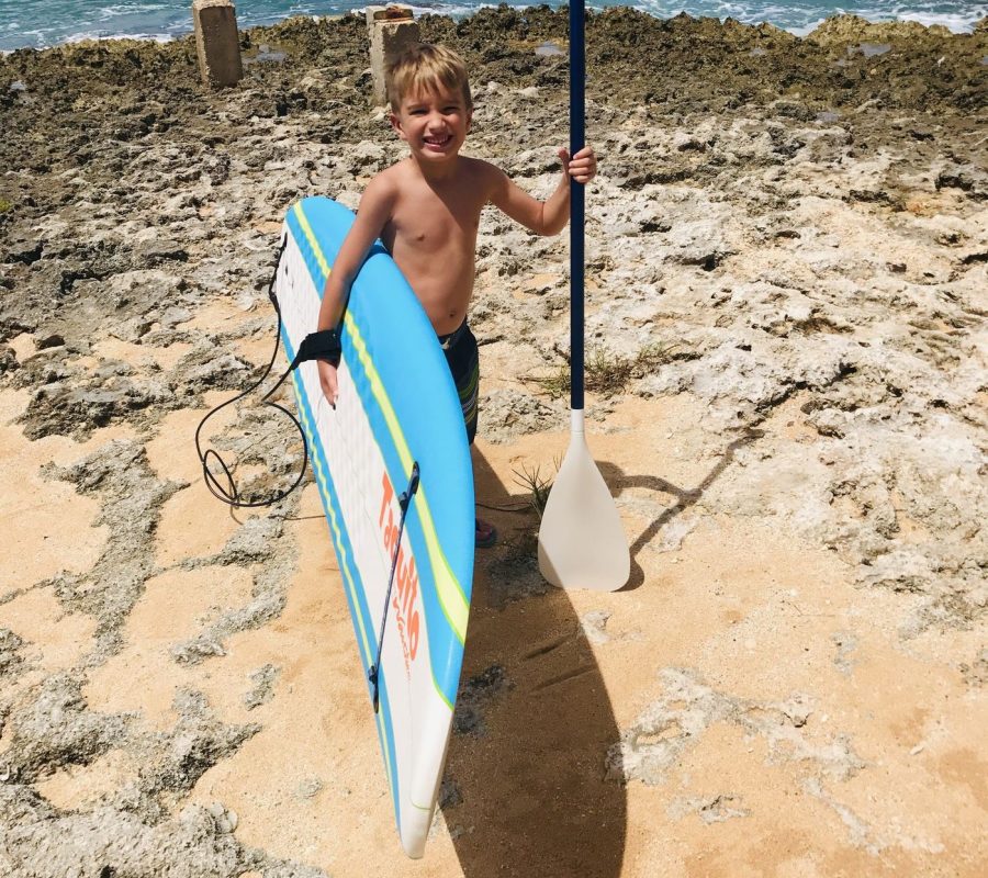 The Paradise Paddle family, Grand Cayman