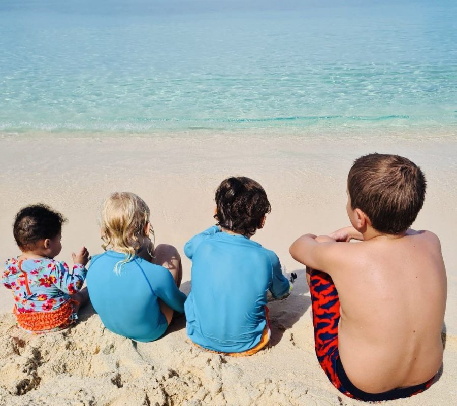 The Paradise Paddle family, Grand Cayman
